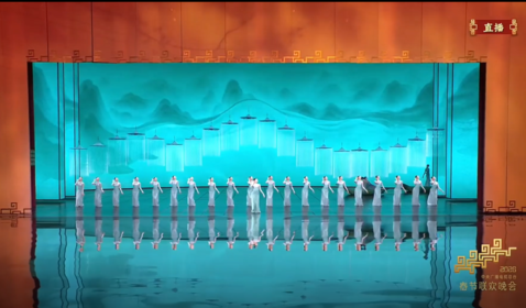 央视春晚舞蹈《春雨》